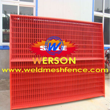 Werson Canada Temporary mesh Fencing-powder coated