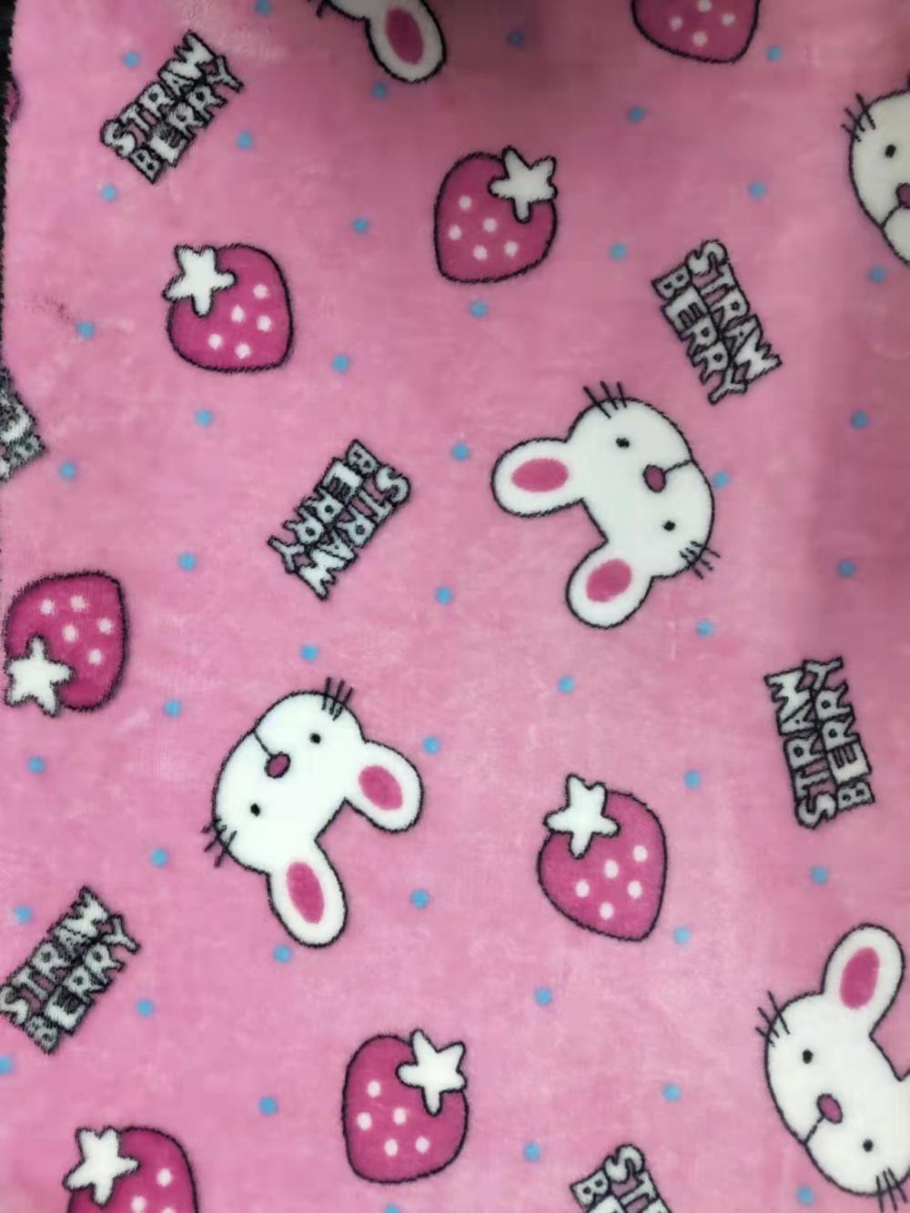 100 Polyester Double Side Flannel With Cartoon Printing Fabric 2 Jpg