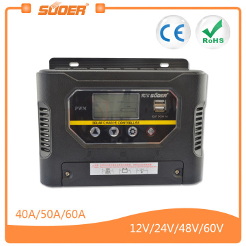 Suoer 60A 12V 24V Solar Power Controller (ST-W1260)