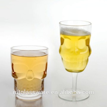 Wholesale Food grade skull whisky glasses, skull bottle, DOF glass.Tumbler