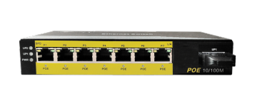 8 Ports 10 / 100M Nicht verwalteter POE-Switch