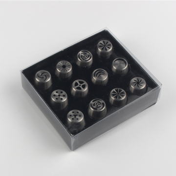 most popular Russian Piping Tips Set Stainless Steel Large Size Icing Syringe Set for Cake Decorating Nozzle wholesale china
