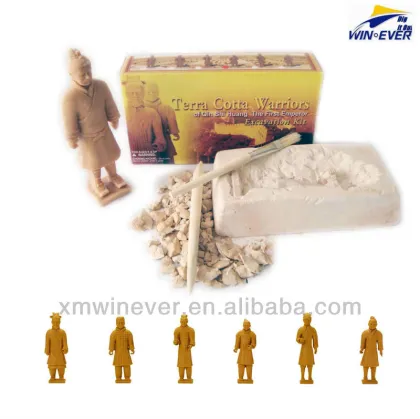 Terra-Cotta Warriors, 6 assorted.