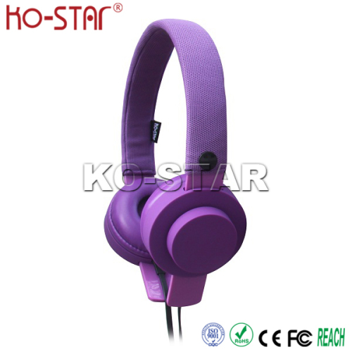 Mobile stereo headphone with noise isolation function and stylish