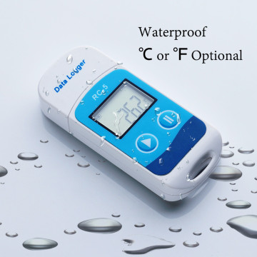 RC-5 LCD Display USB Temperature Data Logger Recorder 32000 Points High Accuracy