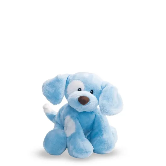 plush blue dog toy
