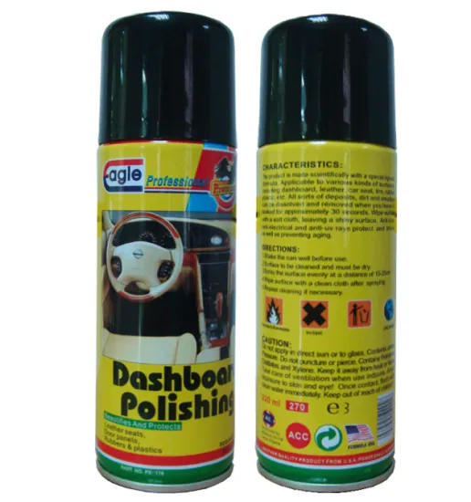 Manufacturer Multi-style Car Dashboard Liquid Wax Spray Shine Polish Wax