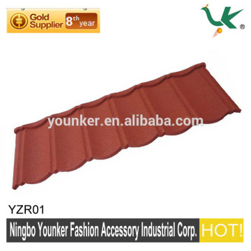 Colorful Sand Coated Metal Roofing Tiles and Accessories for Houses