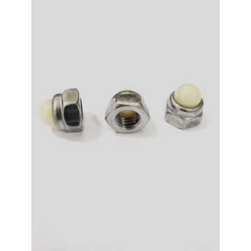 Factory directly sale automotive industry serated castle cap nut with flange