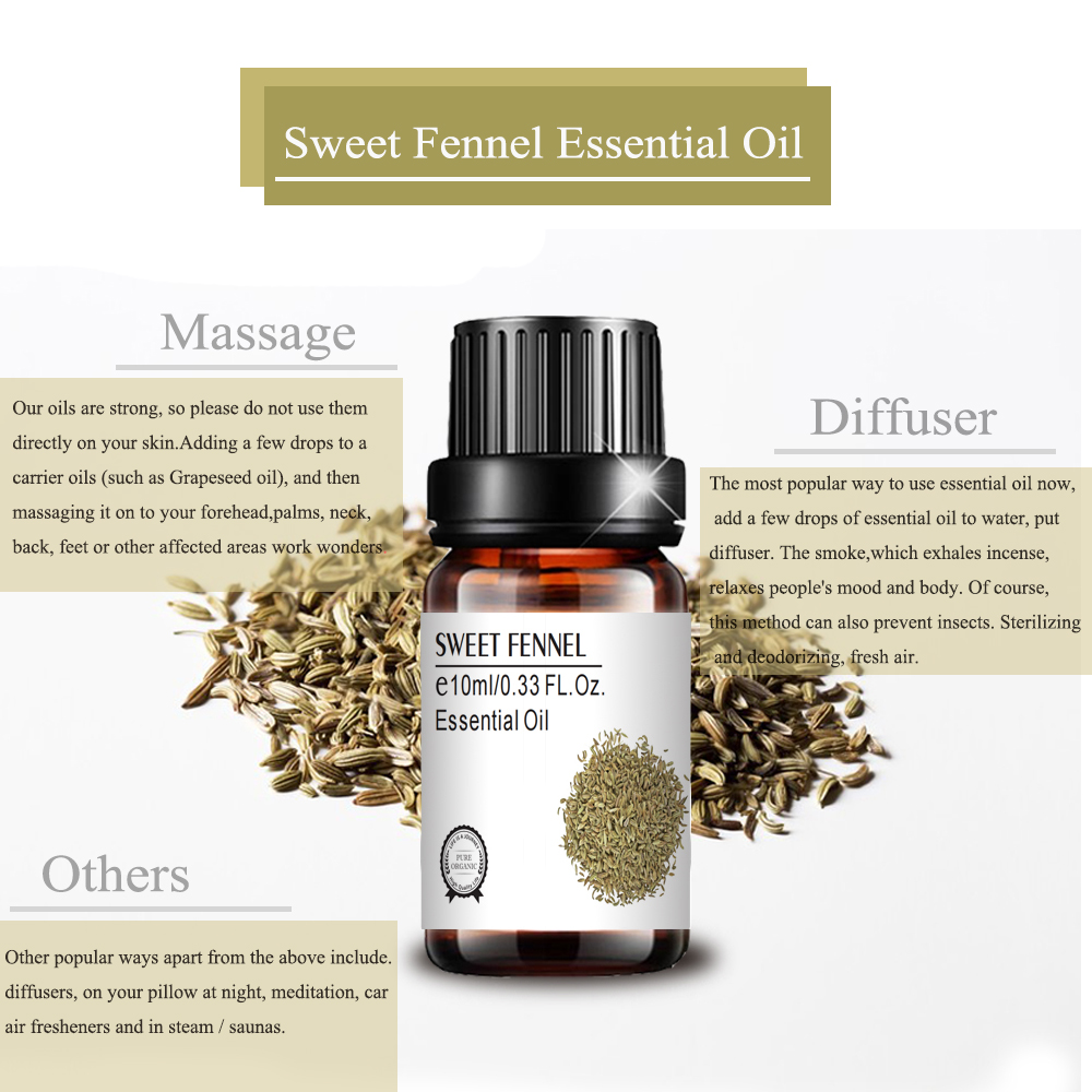 high quality Pure Natural organic Sweet Fennel Seed oil