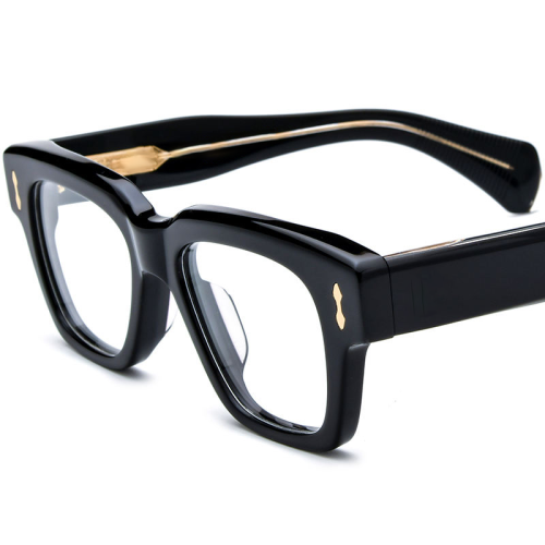 Premium Thick Square Acetate Optical Glasses