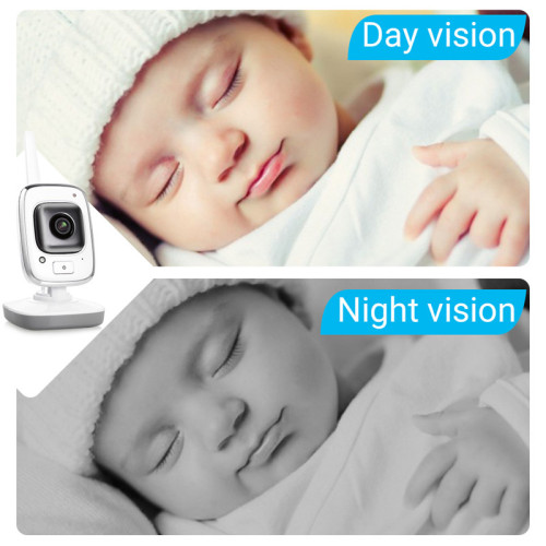 Long Range Temperature Sensor Video Baby Monitor