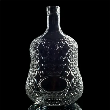 700ML Engraved Custom Glass Bottle for Wine XO Liquor Glass Bottles