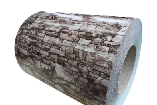 Brick finish steel fence