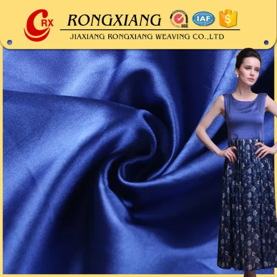 Designer fabric supplier 2016 new style Cheap Garment satin fabric at price