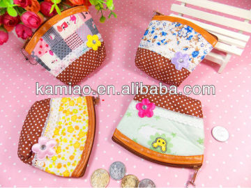 hot sell cotton mini wrist coin purse wholesale