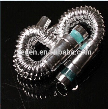 Galvanized Steel flexible drain pipe sink trap