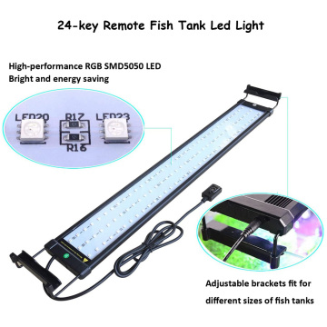 RGB LED Aquarium Light พร้อมขาติดตั้ง