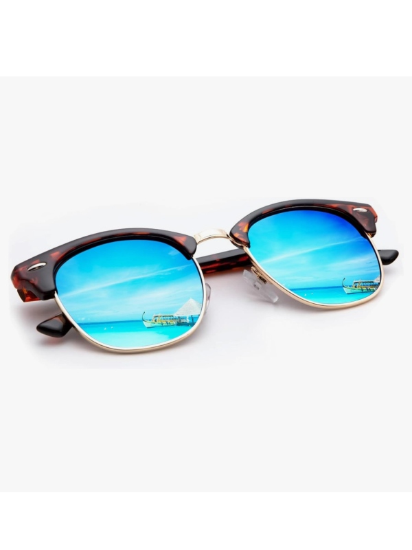 Trendy Half Frame Sunglasses for Daily Wear