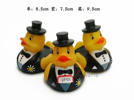 welcomed custom kids vinyl bath floating duck toys Eco-friendly rubber toys PVC