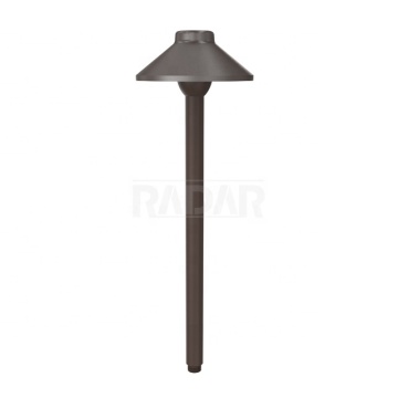 12V AC/DC Cast αλουμινίου LED PARDY PARDWAY LIGHT με αφαιρούμενο σχεδιασμό ραντάρ και ρυθμιζόμενο πόλο (12/15/18 ιντσών)