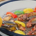 Rak BBQ Portabel Non-stick Jaring Panggangan Barbekyu Mesh