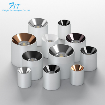 High Quality Surface Mounted Aluminum Housing LED COB Spot Downlights for Indoor Kitchen