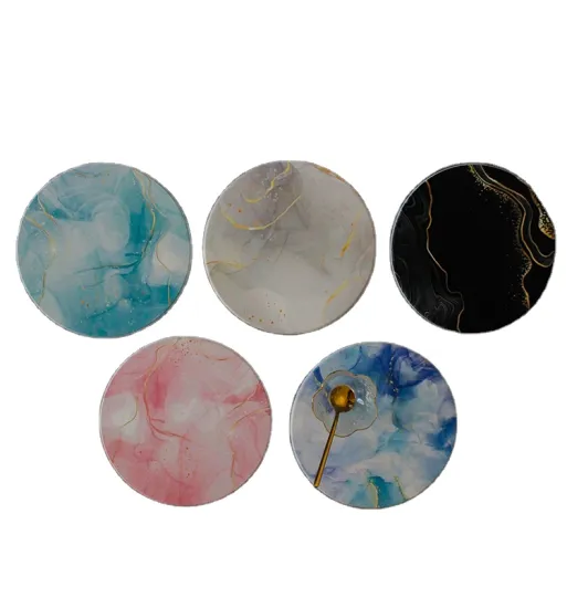 Customizable Round Diatom Mud Table Mat & Coaster: Heat Insulation & Absorbent