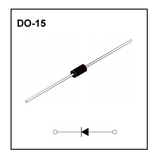 1N5399 DO-15 Plastic-Encapsulate Diodes General Purpose Rectifier Diodes