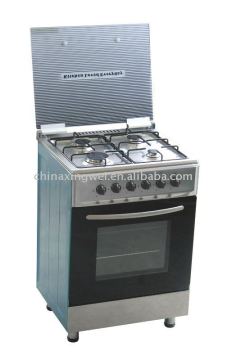 S/S Free standing Gas Oven with 4 Burners on the Top