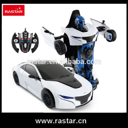 Rastar wholesale kids transform robot remote control toy rc car