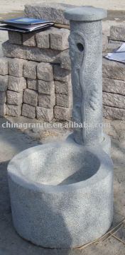garden granite washing facility with fine picked surface finish