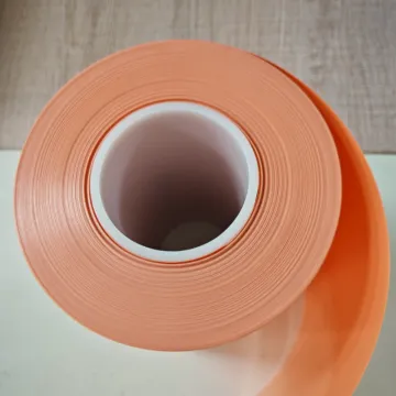 Opaque peach color pvc film with PVDC