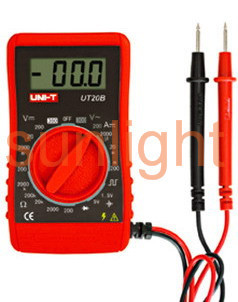 Pocket-Size Digital Multimeter, AC/DC/Resistance UT20B