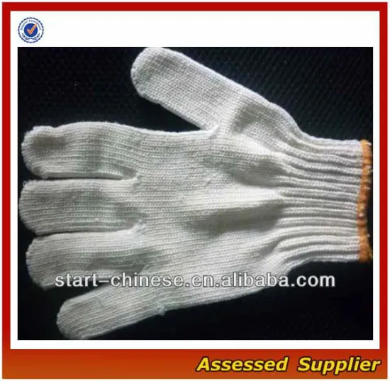 CXK-114 Newly Cotton Gloves and String-Knit Gloves/cotton knitted working gloves/working cotton gloves/industrial cotton gloves