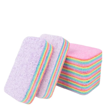 Rainbow Eco-Friendly Dish Cloth - Strong Absorption and Oil-Resistant for Easy Kitchen Cleaning