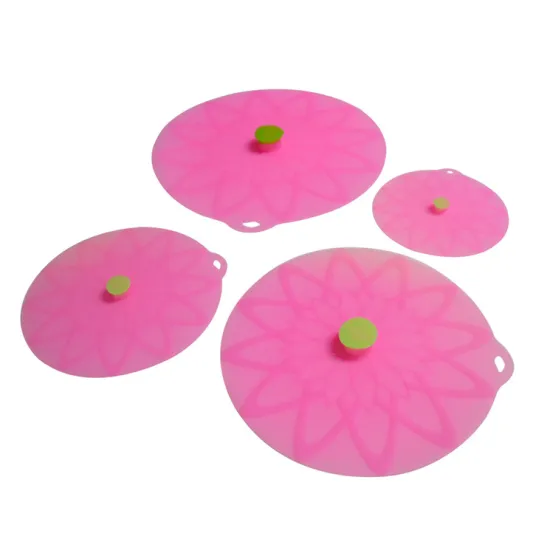 Flexible Eco-Friendly BPA Free Silicone Suction Lids
