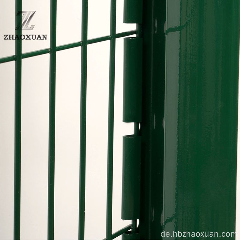 Pfirsichform nach Drahtnetzzaun