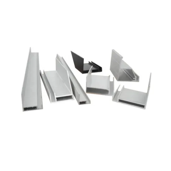 Universal Solar Panel Tilt Bracket - Aluminum Alloy Frame Photovoltaic Hook Bracket H Shape Guide Rail