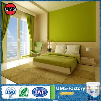 Using high gloss liquid latex paint