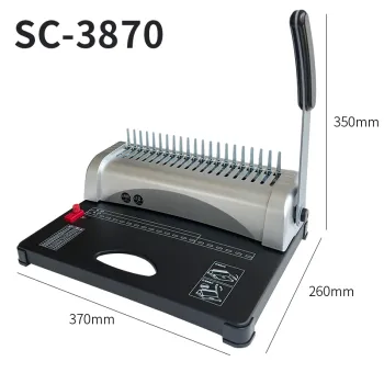 Wholesale A4 Size Manual Plastic Comb Binding Machine - 21 Holes