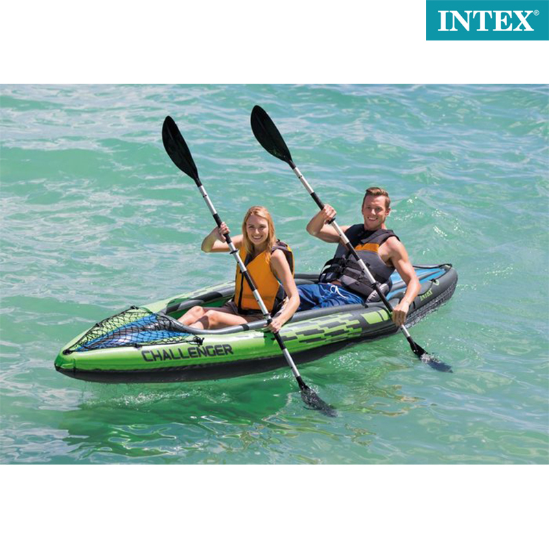 INTEX Challenger K2 Kayak - 2 Person, In Stock & Ready to Ship with Paddle & Pump