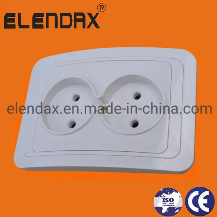 Европейский стандарт с двумя группами одностороннего выключателя света (F2102)