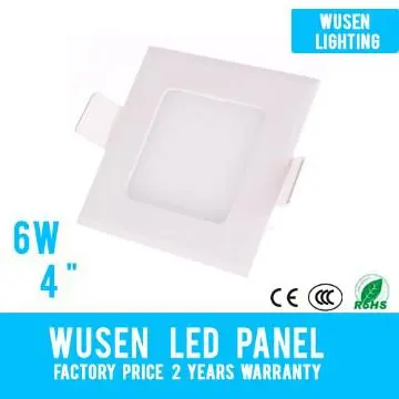 2013 6w warm white mini recessed mounted led ceilinglight panel square