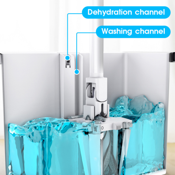 Bestselling Magic Microfiber Mop with Stainless Steel Handle and Foldable Plastic Head