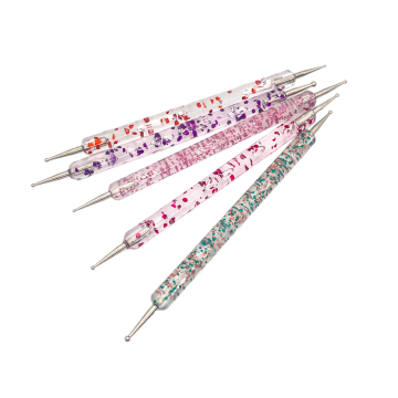 Professional Crystal Diamond Nail Art Brush Set for Acrylic and Gel Painting