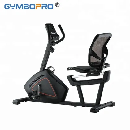 Health Fitness Folding Vital Fitness Recumbent Exercise Bike with High Backrest