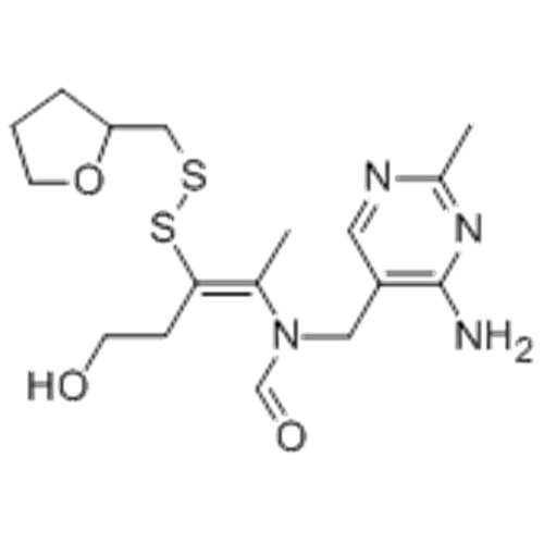 Formamide, N - [(4-amino-2-methyl-5-pyrimidinyl) methyl] -N- [4-hydroxy-1-methyl-2 - [[(tetrahydro-2-furanyl) methyl] dithio] -1- buten-1-yl] - CAS 804-30-8