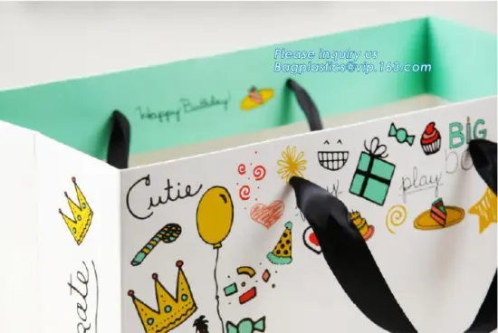 Factory Price Custom Printed Kraft Paper Gift Bag wholesale, promotion paper gift bag, Delicate gift paper bag with custom logo