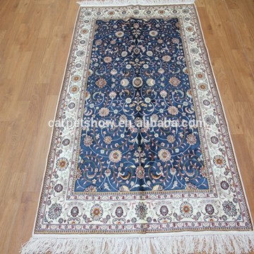 4*6 ft Stock color Hand Knotted Double Knots Carpet silk rugs